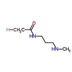 1-Methylamino-3-acetylamino-propan Structure