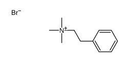 trimethyl(2-phenylethyl)azanium,bromide Structure