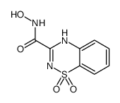 N-hydroxy-1,1-dioxo-4H-1λ6,2,4-benzothiadiazine-3-carboxamide Structure