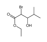 ethyl 2-bromo-3-hydroxy-4-methylpentanoate结构式