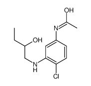 N-[4-chloro-3-(2-hydroxybutylamino)phenyl]acetamide结构式