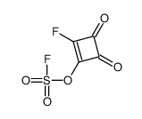 1-fluoro-2-fluorosulfonyloxy-3,4-dioxocyclobutene Structure