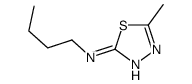 N-butyl-5-methyl-1,3,4-thiadiazol-2-amine结构式