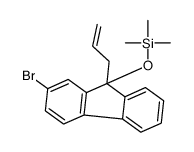 (2-bromo-9-prop-2-enylfluoren-9-yl)oxy-trimethylsilane结构式