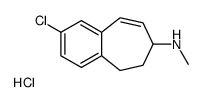 3-chloro-N-methyl-8,9-dihydro-7H-benzo[7]annulen-7-amine,hydrochloride结构式