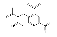 3-[(2,4-dinitrophenyl)methyl]pentane-2,4-dione结构式