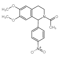 1-[6,7-dimethoxy-1-(4-nitro-phenyl)-3,4-dihydro-1h-isoquinolin-2-yl]-ethanone picture