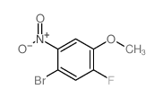 1-Bromo-5-fluoro-4-methoxy-2-nitrobenzene Structure