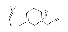 1-Allyl-3-(4-methyl-pent-3-enyl)-cyclohex-3-enecarbaldehyde Structure