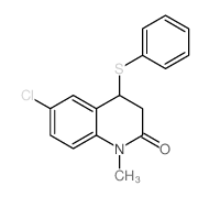 6-chloro-1-methyl-4-phenylsulfanyl-3,4-dihydroquinolin-2-one picture