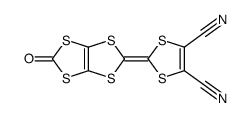 2-(5-oxo-[1,3]dithiolo[4,5-d][1,3]dithiol-2-ylidene)-1,3-dithiole-4,5-dicarbonitrile结构式