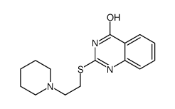 2-(2-piperidin-1-ylethylsulfanyl)-1H-quinazolin-4-one Structure