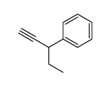 pent-1-yn-3-ylbenzene Structure