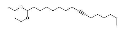 16,16-Diethoxy-7-hexadecyne结构式