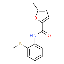 2-Furancarboxamide,5-methyl-N-[2-(methylthio)phenyl]-(9CI) Structure