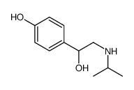 4-[1-Hydroxy-2-(isopropylamino)ethyl]phenol Structure