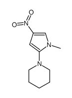 1-methyl-2-piperidino-4-nitropyrrole Structure