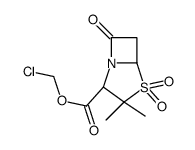 CHLOROMETHYLPENICILLANATE-1,1-DIOXIDE Structure