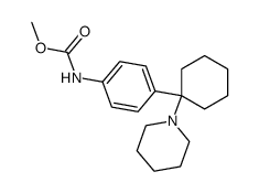 methyl (4-(1-(piperidin-1-yl)cyclohexyl)phenyl)carbamate Structure