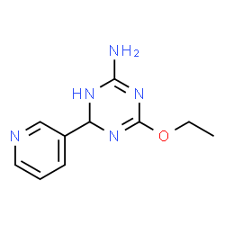 1,3,5-Triazin-2-amine,4-ethoxy-1,6-dihydro-6-(3-pyridinyl)-(9CI) Structure