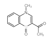 1-(7-methyl-10-oxo-10$l^80838-96-6-thia-7-azabicyclo[4.4.0]deca-1,3,5,8-tetraen-9-yl)ethanone结构式