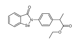 ethyl 2-[4-(7-oxo-9-selena-8-azabicyclo[4.3.0]nona-1,3,5-trien-8-yl)ph enyl]propanoate picture