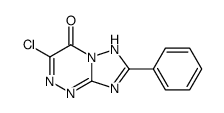 3-chloro-7-phenyl-6H-[1,2,4]triazolo[5,1-c][1,2,4]triazin-4-one结构式