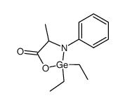 methyl-4 diethyl-2,2 germa-2 phenyl-3 oxazolidone Structure