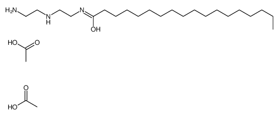 N-[2-[(2-aminoethyl)amino]ethyl]stearamide diacetate Structure