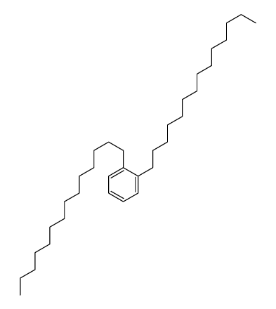 ditetradecylbenzene Structure