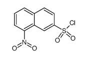 8-nitro-naphthalene-2-sulfonyl chloride Structure