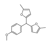 2-[(4-methoxyphenyl)-(5-methylfuran-2-yl)methyl]-5-methylfuran Structure