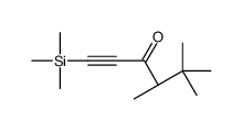 (4S)-4,5,5-trimethyl-1-trimethylsilylhex-1-yn-3-one Structure