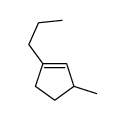 3-methyl-1-propylcyclopentene结构式