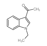 1-(1-乙基-1H-吲哚-3-基)乙酮结构式