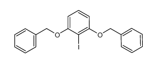 2,6-dibenzyloxy-1-iodobenzene结构式