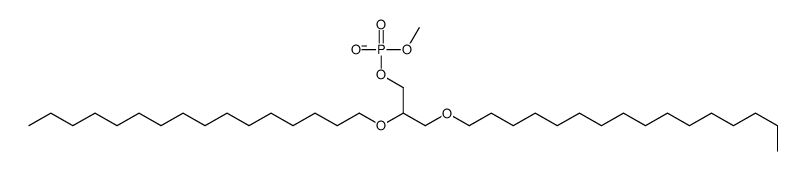 2,3-dihexadecoxypropyl methyl phosphate结构式