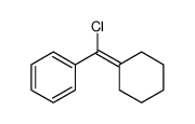 [chloro(cyclohexylidene)methyl]benzene Structure