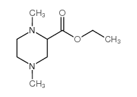 1,4-二甲基哌嗪-2-羧酸乙酯结构式