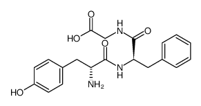 Glycine, N-(N-D-tyrosyl-D-phenylalanyl) Structure