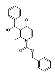 benzyl 3-(hydroxy(phenyl)methyl)-2-methyl-4-oxo-3,4-dihydropyridine-1(2H)-carboxylate Structure