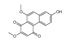 7-hydroxy-2,10-dimethoxyphenanthrene-1,4-dione结构式