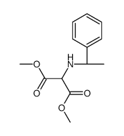 dimethyl 2-[[(1S)-1-phenylethyl]amino]propanedioate结构式