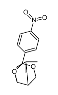 1-tert-butyl-4-(4-nitrophenyl)-3,5,8-trioxabicyclo[2.2.2]octane结构式