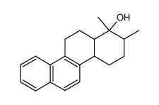 1-Hydroxy-1,2-dimethyl-1,2,3,4,4a,11,12,12a-octahydro-chrysen Structure