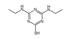 4,6-bis-ethylamino-1H-[1,3,5]triazine-2-thione Structure