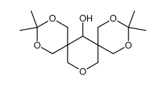 3,3,11,11-tetramethyl-2,4,10,12,15-pentaoxa-dispiro[5.1.5.3]hexadecan-7-ol结构式