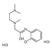 [2-(2-chloroanilino)-2-oxoethyl]-[2-(dimethylazaniumyl)ethyl]-methylazanium,dichloride Structure