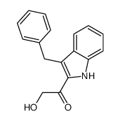 1-(3-benzyl-1H-indol-2-yl)-2-hydroxyethanone Structure