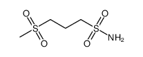 3-(methylsulfonyl)propane-1-sulfonamide Structure